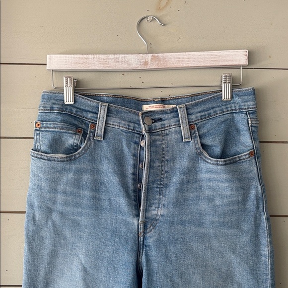 Levi’s Ribcage Straight Ankle Jeans – Size 30 - Picture 4 of 8